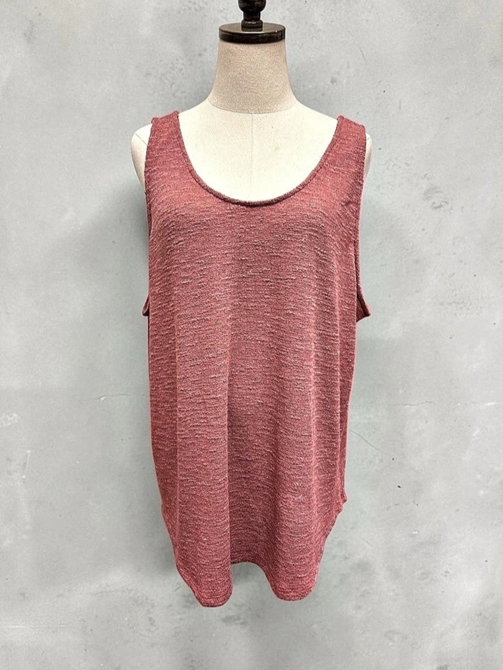 *Nwot* grace & lace Pink Sleeveless Tunic Size XL